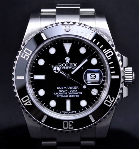 Rolex Submariner silver black